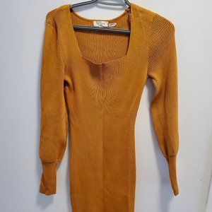 Full Circle tight long sleeve dress